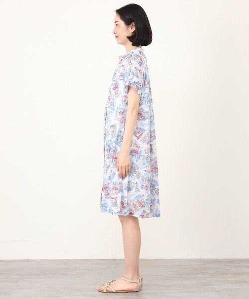 TABASA / タバサ ロング・マキシ丈ワンピース | カフェ プリント ワンピース | 詳細6