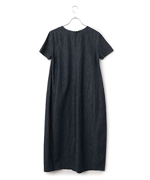 TABASA / タバサ ロング・マキシ丈ワンピース | 6オンス ムラデニム ワンピース | 詳細1
