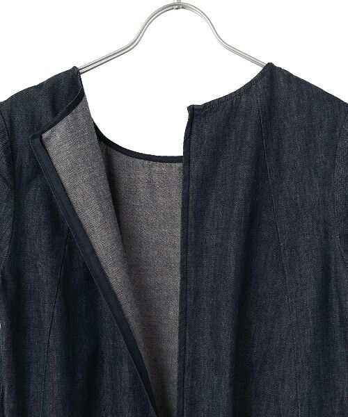 TABASA / タバサ ロング・マキシ丈ワンピース | 6オンス ムラデニム ワンピース | 詳細5