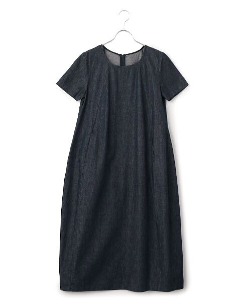 TABASA / タバサ ロング・マキシ丈ワンピース | 6オンス ムラデニム ワンピース（インディゴ）