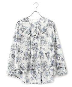 TABASA / タバサ シャツ・ブラウス | カフェ プリント ブラウス