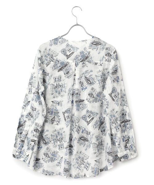 TABASA / タバサ シャツ・ブラウス | カフェ プリント ブラウス | 詳細2