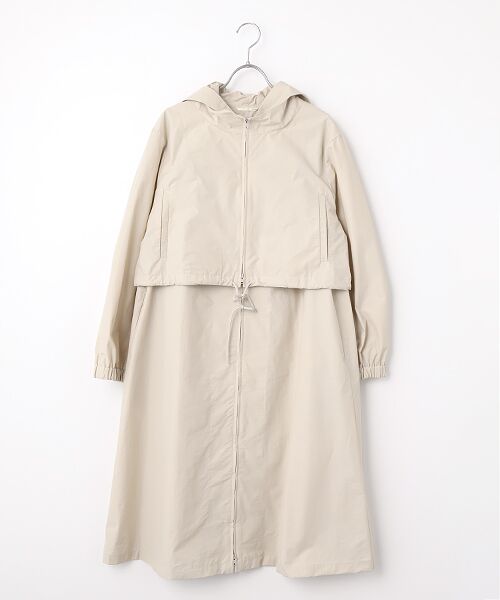 TABASA / タバサ その他アウター | タッサー 撥水 スリーウェイ コート（グレージュ）