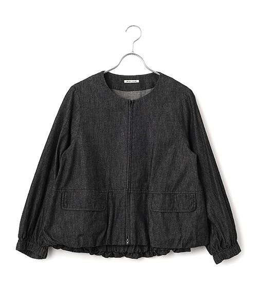 TABASA / タバサ Gジャン・デニムジャケット | 6オンス ムラデニム ジャケット（クロ）