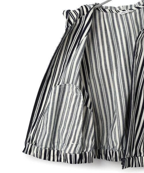 TABASA / タバサ ベスト | インディゴ ランダム ストライプ ベスト | 詳細4