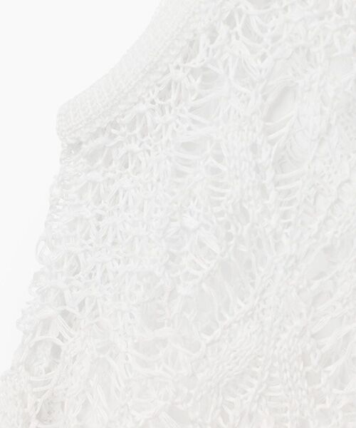TABASA / タバサ チュニック | シャーリーカーン レース ニット ノースリーブ チュニック | 詳細1