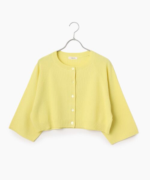 TABASA / タバサ カーディガン・ボレロ | シャーリーカーン クルーネック ニット カーディガン（イエロー）