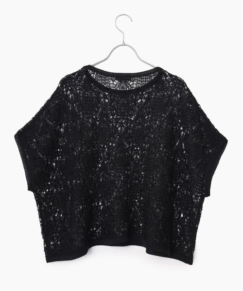 TABASA / タバサ ニット・セーター | シャーリーカーン レース ニット ショートスリーブ プルオーバー | 詳細2