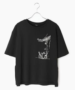 TABASA / タバサ Tシャツ | カフェ 刺繍 Tシャツ