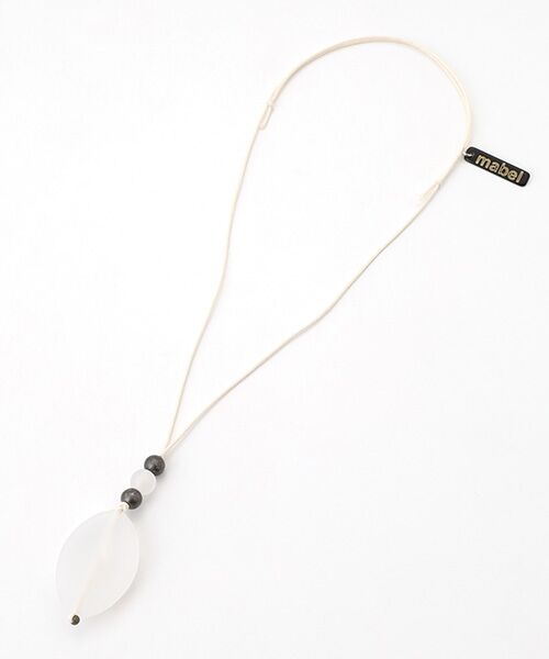 TABASA / タバサ ネックレス・ペンダント・チョーカー | ☆フロストビーズ ネックレス（クリア）