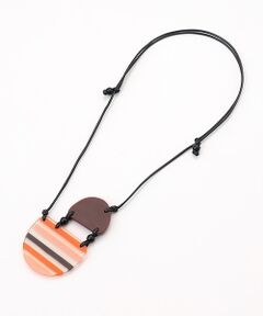 TABASA / タバサ ネックレス・ペンダント・チョーカー | ☆半円 ボーダープレート ネックレス