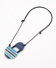 TABASA / タバサ ネックレス・ペンダント・チョーカー | ☆半円 ボーダープレート ネックレス