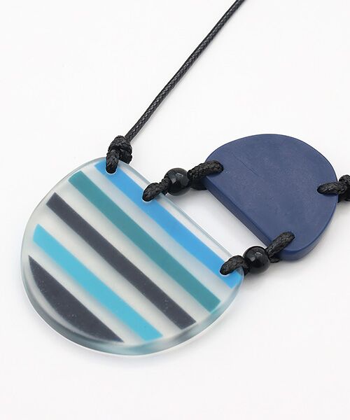 TABASA / タバサ ネックレス・ペンダント・チョーカー | ☆半円 ボーダープレート ネックレス | 詳細2
