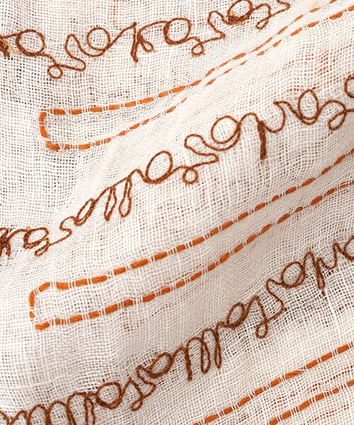 TABASA / タバサ マフラー・ショール・スヌード・ストール | ☆レター刺繍 チェック ストール | 詳細4