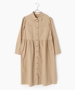 TABASA / タバサ ロング・マキシ丈ワンピース | タイプライター クロス シャツワンピース