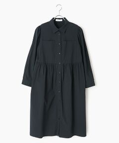 TABASA / タバサ ロング・マキシ丈ワンピース | タイプライター クロス シャツワンピース