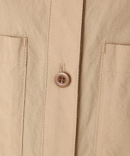 TABASA / タバサ ロング・マキシ丈ワンピース | タイプライター クロス シャツワンピース | 詳細1