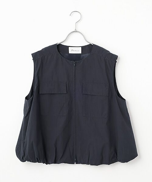 TABASA / タバサ ベスト | タイプライター クロス ジップ ベスト（コン）