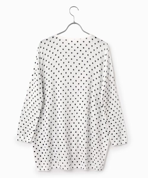 TABASA / タバサ チュニック | ドット プリント ニット チュニック | 詳細1