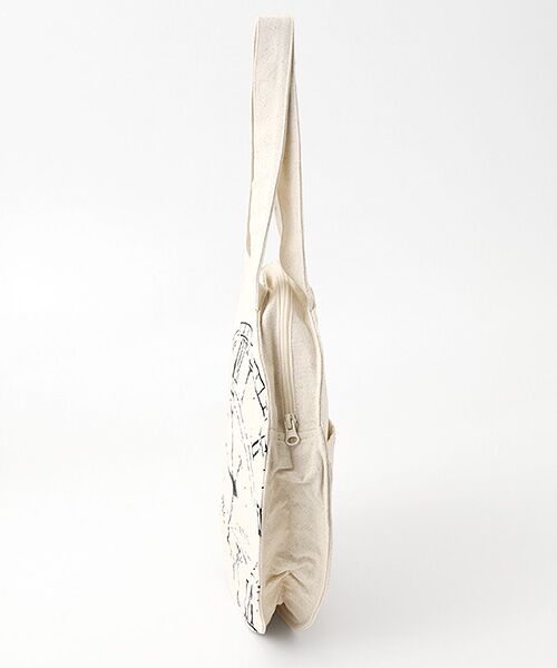 TABASA / タバサ ショルダーバッグ | クロックプリント 帆布 ショルダーバッグ+ | 詳細2