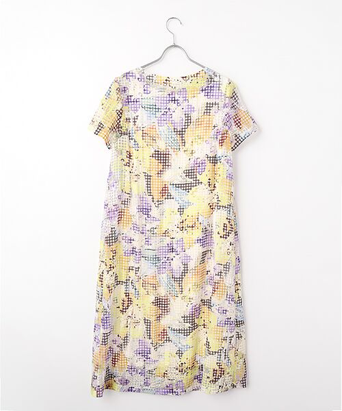 TABASA / タバサ ロング・マキシ丈ワンピース | オーガンジー × ミックスフラワープリント ワンピース | 詳細1