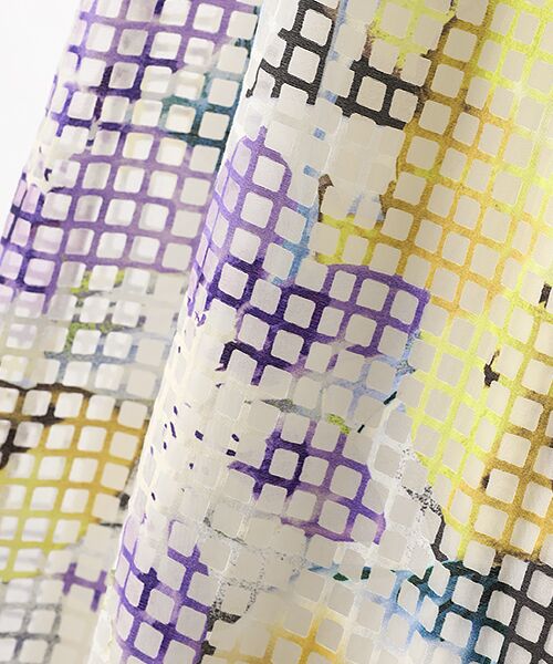 TABASA / タバサ ロング・マキシ丈ワンピース | オーガンジー × ミックスフラワープリント ワンピース | 詳細6