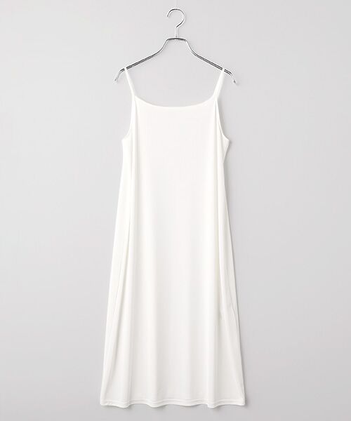 TABASA / タバサ ロング・マキシ丈ワンピース | フレンチリネン × かすりアート プリント ノースリーブ ワンピース | 詳細6