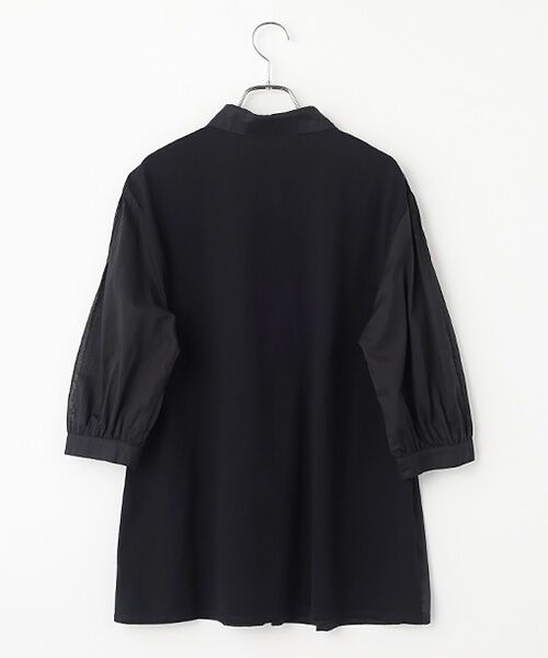 TABASA / タバサ チュニック | ビンテージ ローン × 天竺 シャツワンピース | 詳細2