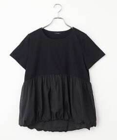 TABASA / タバサ シャツ・ブラウス | ビンテージ ローン × 天竺 ショートスリーブ ブラウス