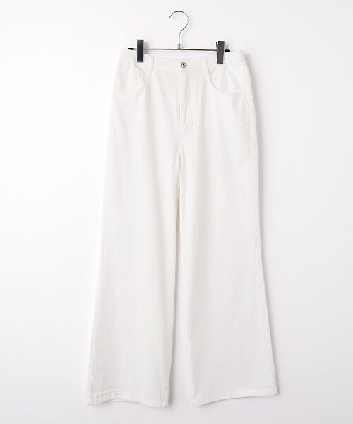 TABASA / タバサ デニムパンツ | 8オンス ムラ糸デニム ファイブポケット パンツ（シロ）