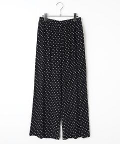TABASA / タバサ その他パンツ | インドコットン クレープ ドットプリント パンツ