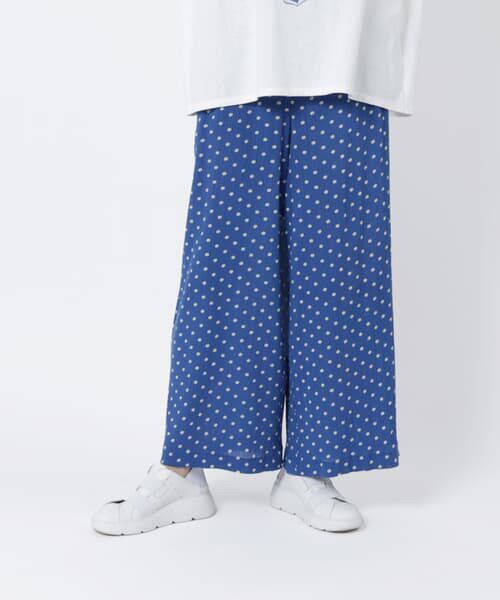 TABASA / タバサ その他パンツ | インドコットン クレープ ドットプリント パンツ | 詳細8
