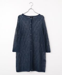 TABASA / タバサ カーディガン・ボレロ | リネンシャワー レース編み ロング カーディガン
