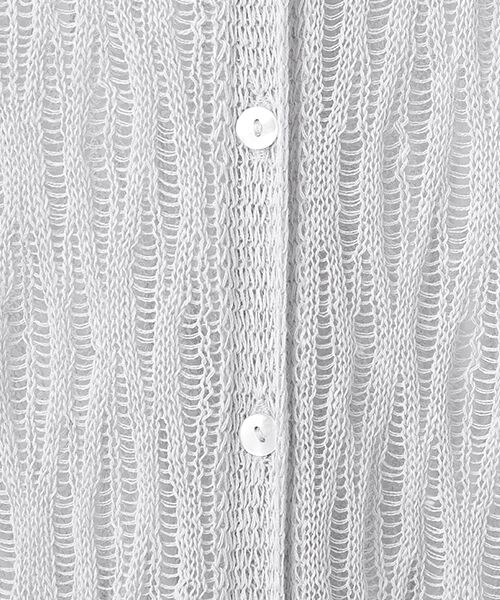TABASA / タバサ カーディガン・ボレロ | リネンシャワー レース編み ロング カーディガン | 詳細2
