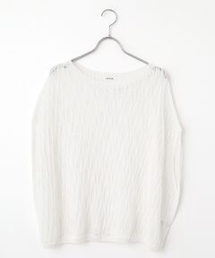 TABASA / タバサ ニット・セーター | リネンシャワー レース編み スリーブレス プルオーバー