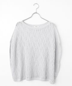 TABASA / タバサ ニット・セーター | リネンシャワー レース編み スリーブレス プルオーバー