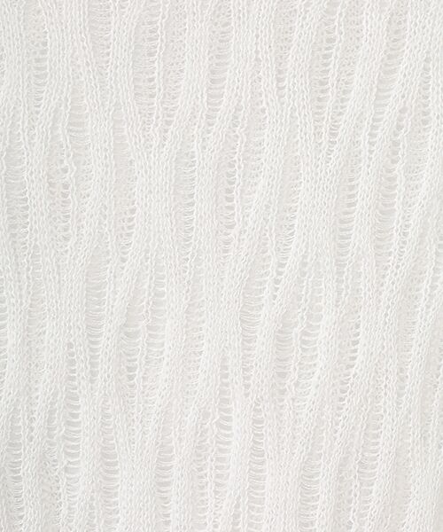 TABASA / タバサ ニット・セーター | リネンシャワー レース編み スリーブレス プルオーバー | 詳細1
