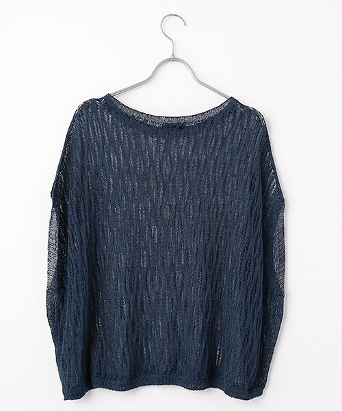TABASA / タバサ ニット・セーター | リネンシャワー レース編み スリーブレス プルオーバー | 詳細3