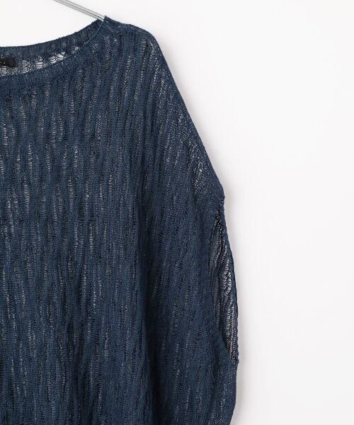 TABASA / タバサ ニット・セーター | リネンシャワー レース編み スリーブレス プルオーバー | 詳細4