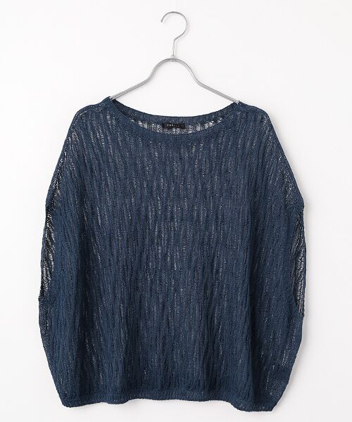 TABASA / タバサ ニット・セーター | リネンシャワー レース編み スリーブレス プルオーバー（コン）