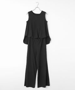 TABASA / タバサ サロペット・オールインワン | 強撚 ポンチ ノースリーブ オールインワン