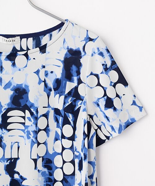 TABASA / タバサ チュニック | スムース ｘ ドットプリント チュニック | 詳細2
