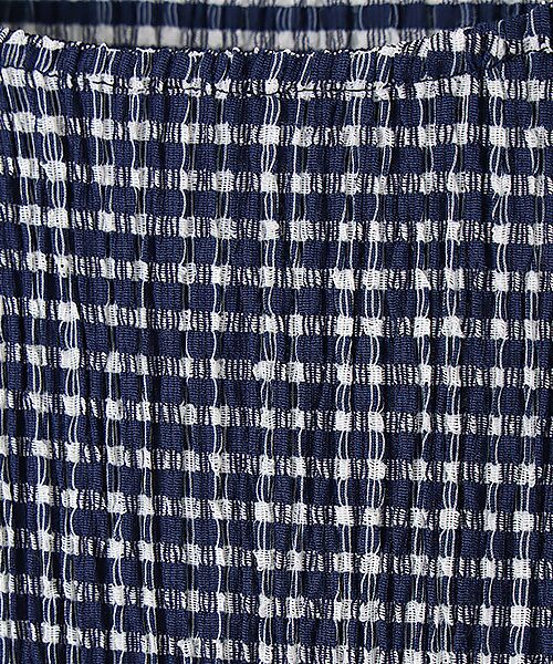 TABASA / タバサ チュニック | シャーリング ボーダー ショートスリーブ チュニック | 詳細4