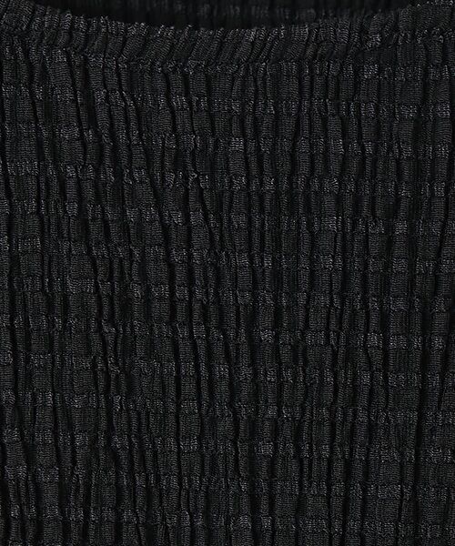 TABASA / タバサ チュニック | シャーリング ボーダー ショートスリーブ チュニック | 詳細5