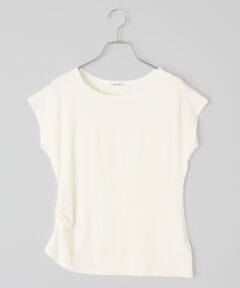 TABASA / タバサ カットソー | ウエスト シャーリング フレンチスリーブ プルオーバー