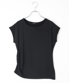 TABASA / タバサ カットソー | ウエスト シャーリング フレンチスリーブ プルオーバー