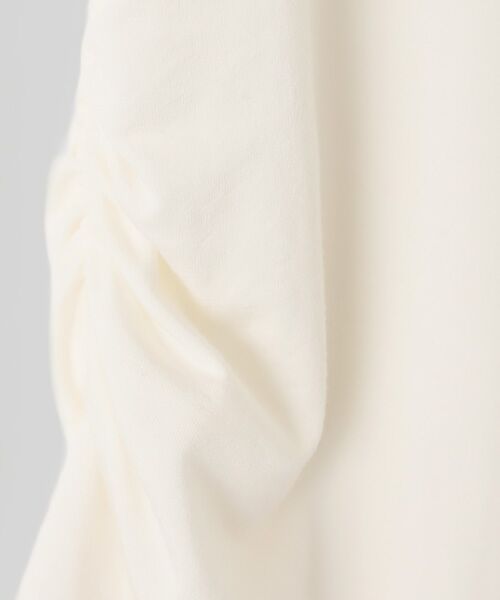 TABASA / タバサ カットソー | ウエスト シャーリング フレンチスリーブ プルオーバー | 詳細1