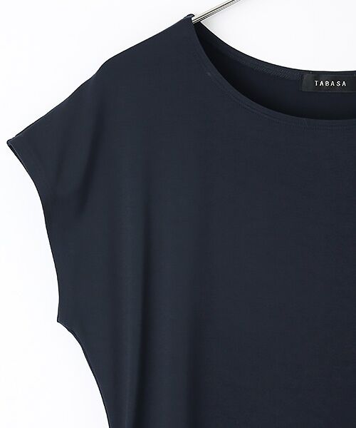 TABASA / タバサ カットソー | ウエスト シャーリング フレンチスリーブ プルオーバー | 詳細3