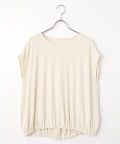 TABASA / タバサ カットソー | 強撚 ポンチ フレンチスリーブ プルオーバー