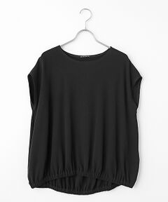 TABASA / タバサ カットソー | 強撚 ポンチ フレンチスリーブ プルオーバー